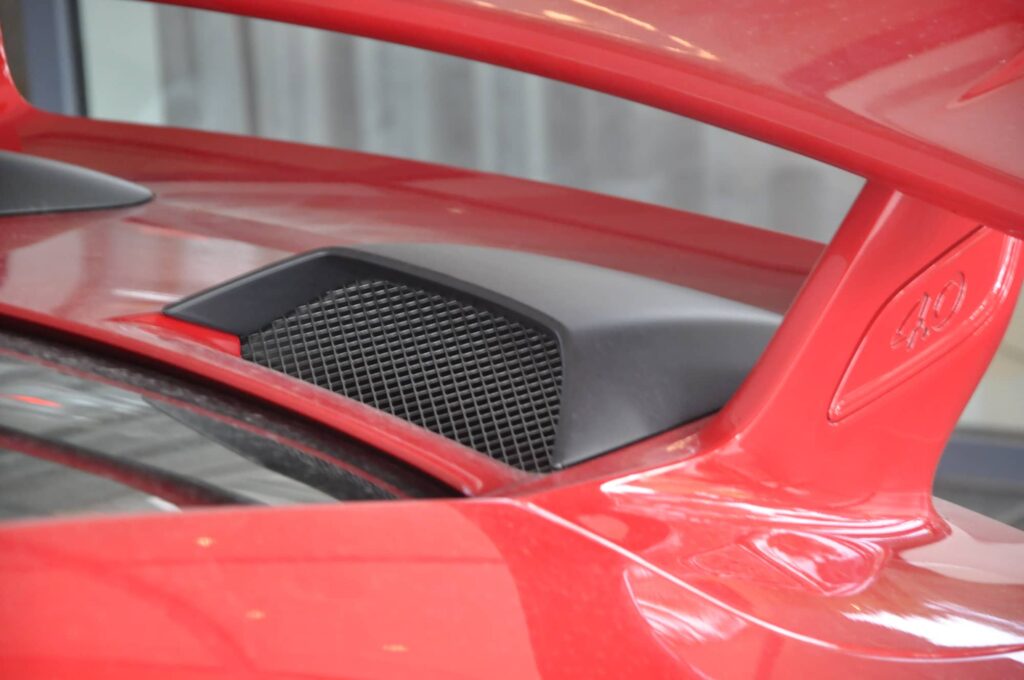 Modifikacija zračnika za motor za avtomobil Porsche 991.2 GT3. 3D skeniranje s Shining3D FreeScan UE Pro.