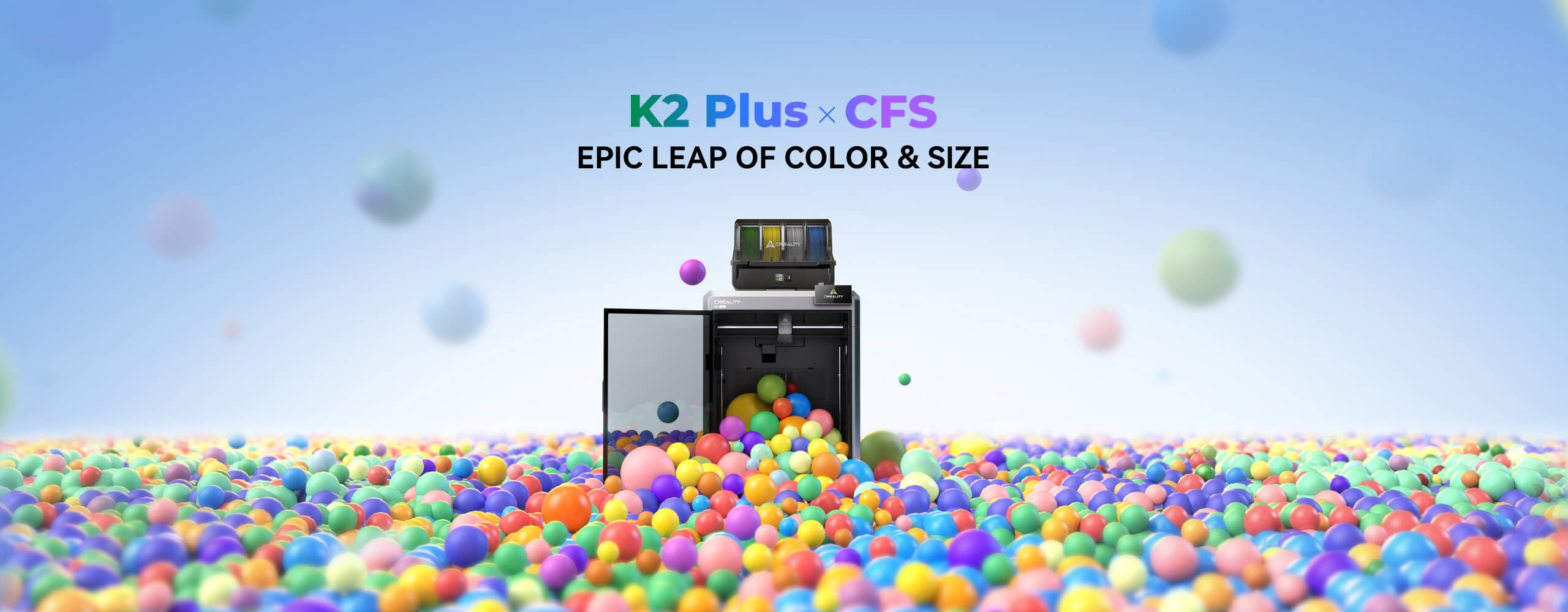 Creality K2 Plus Combo offers multi color 3D printing experience